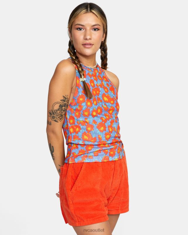 Clothing V84B1552 cobalt RVCA Women Rave Tank Top