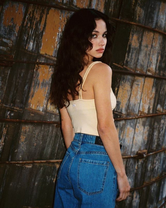 Clothing V84B1650 apricot RVCA Women Canary Cami Top