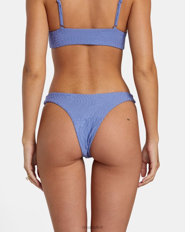 Swim V84B1122 coast RVCA Women Dazed Shimmer Skimpy Bikini Bottoms