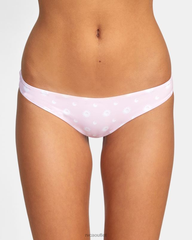 Swim V84B1440 bella RVCA Women Balance Act Cheeky Bikini Bottoms