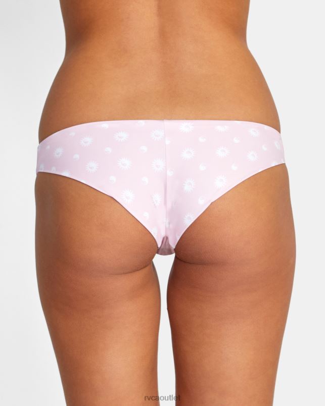 Swim V84B1440 bella RVCA Women Balance Act Cheeky Bikini Bottoms