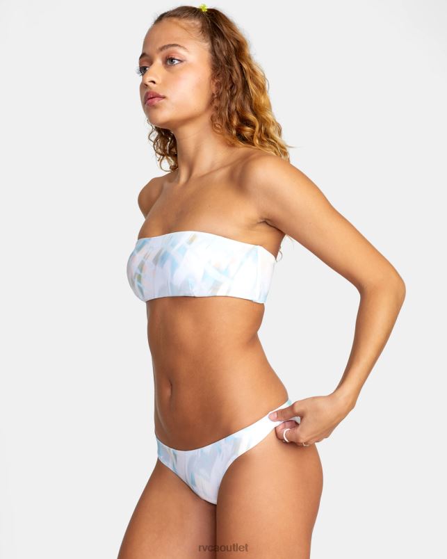 Swim V84B1451 multi RVCA Women Dye Dream Cheeky Bikini Bottoms
