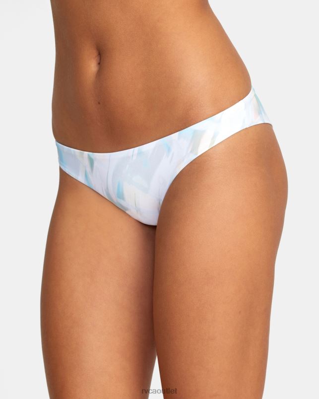 Swim V84B1451 multi RVCA Women Dye Dream Cheeky Bikini Bottoms