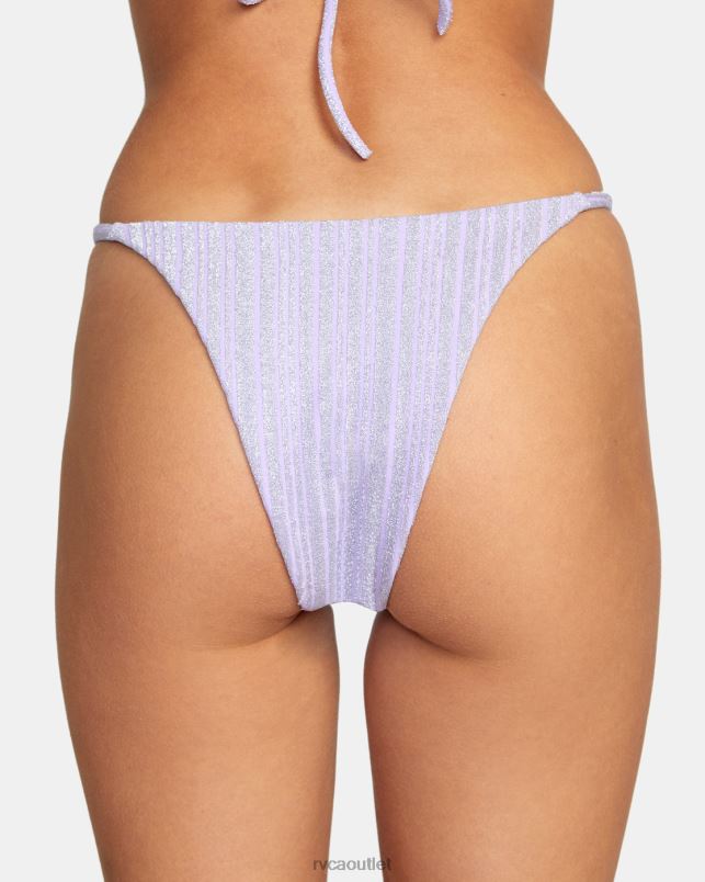 Swim V84B1470 violet RVCA Women Stardust French Bikini Bottoms
