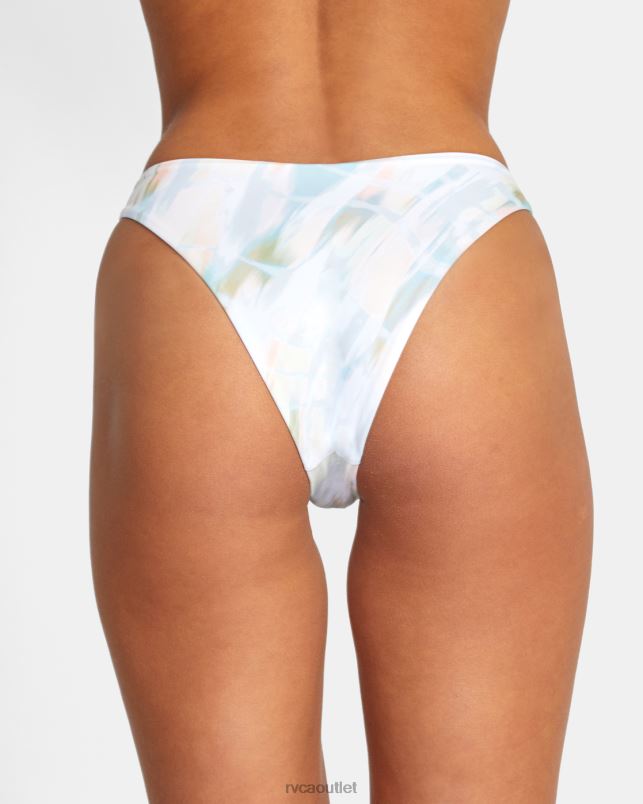 Swim V84B1473 multi RVCA Women Dye Dream French Bikini Bottoms