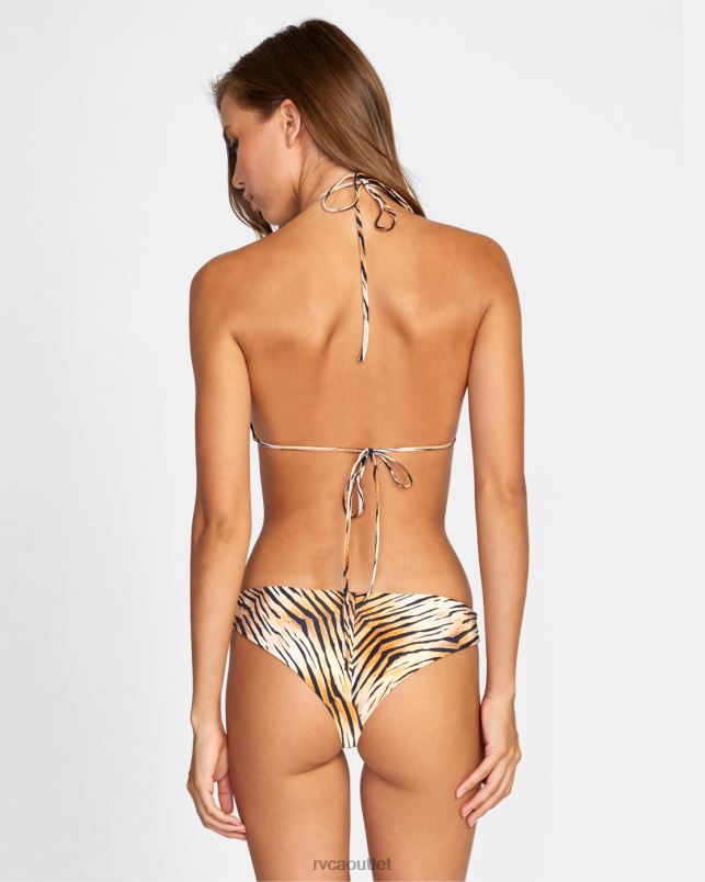 Swim V84B1485 multi RVCA Women Tigher Cheeky Bikini Bottoms