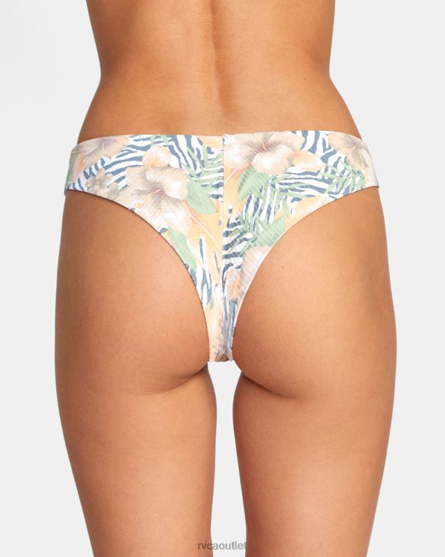 Swim V84B1517 multi RVCA Women Bazaar Cheeky Bikini Bottoms
