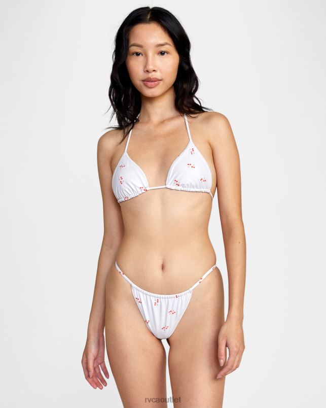 Swim V84B1528 cream RVCA Women Heartthrob Billie Skimpy Bikini Bottom
