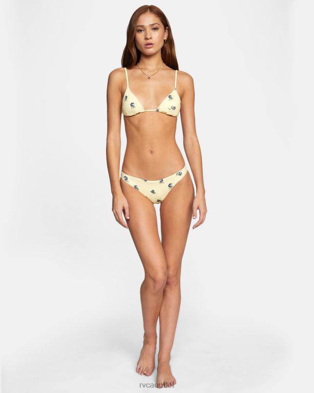 Swim V84B1561 sunshine RVCA Women Easy To Love Low-Rise Medium Bikini Bottoms