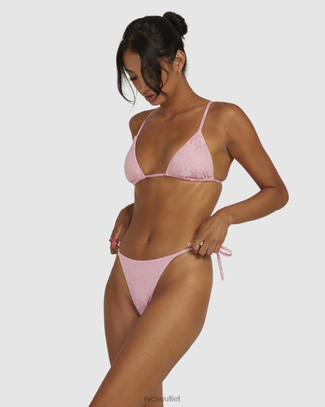 Swim V84B1637 sea pink RVCA Women Daisy Skimpy Bikini Bottoms