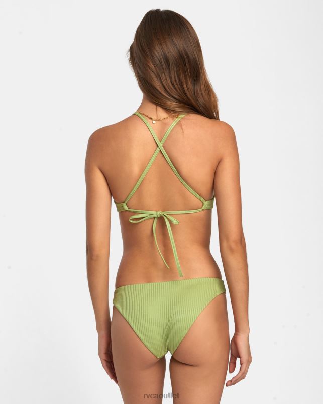 Swim V84B1638 fern RVCA Women Second Life Medium Bikini Bottoms