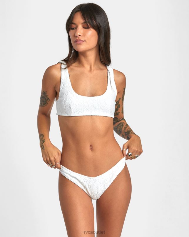 Swim V84B1397 whisper white RVCA Women Dolly Bralette Bikini Top