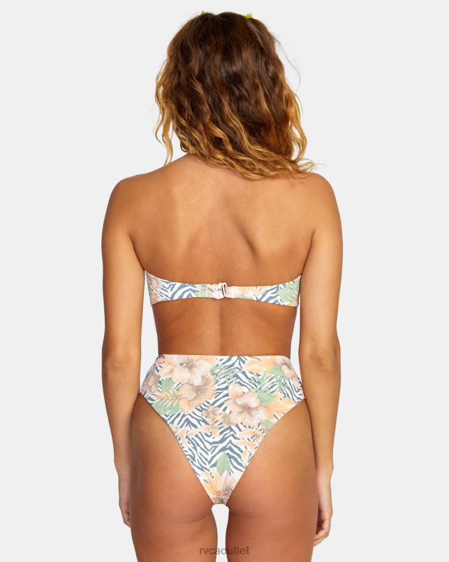Swim V84B1449 multi RVCA Women Bazaar Bandeau Bikini Top