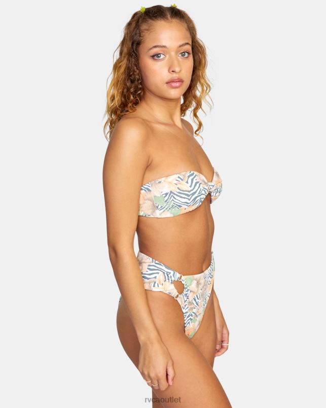 Swim V84B1449 multi RVCA Women Bazaar Bandeau Bikini Top