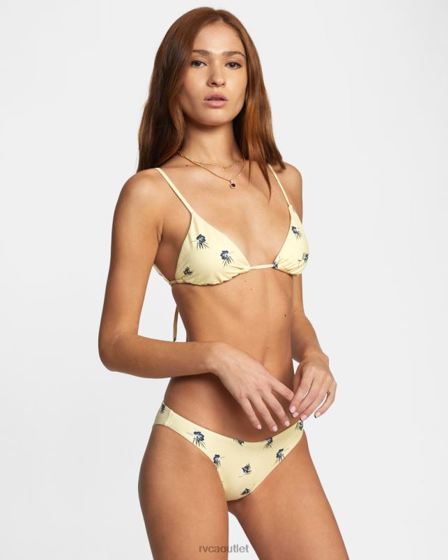 Swim V84B1575 sunshine RVCA Women Easy To Love Triangle Bikini Top