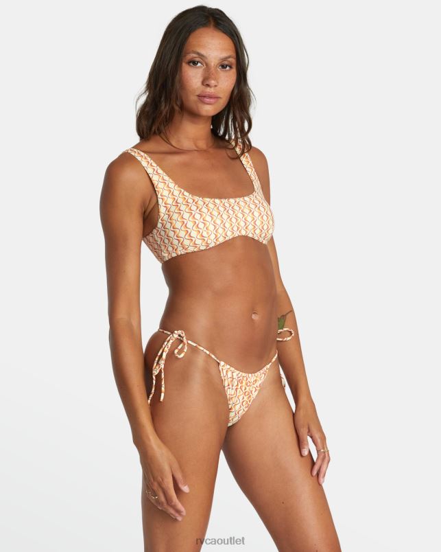 Swim V84B1598 afterglow RVCA Women Optics Bralette Bikini Top
