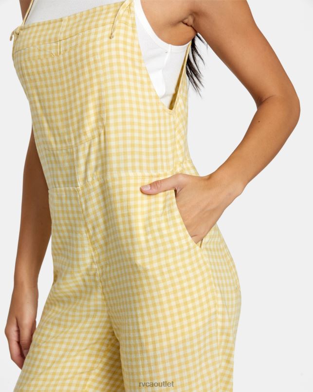 Swim V84B1209 golden RVCA Women Zula Jumper Cover-Up