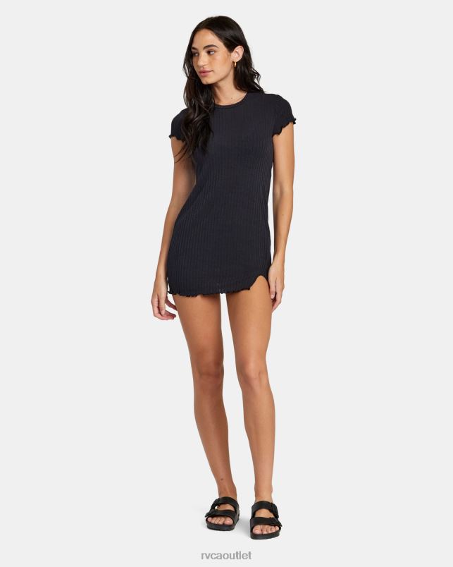 Swim V84B1256 black RVCA Women Git It Cover Up Bodycon Dress