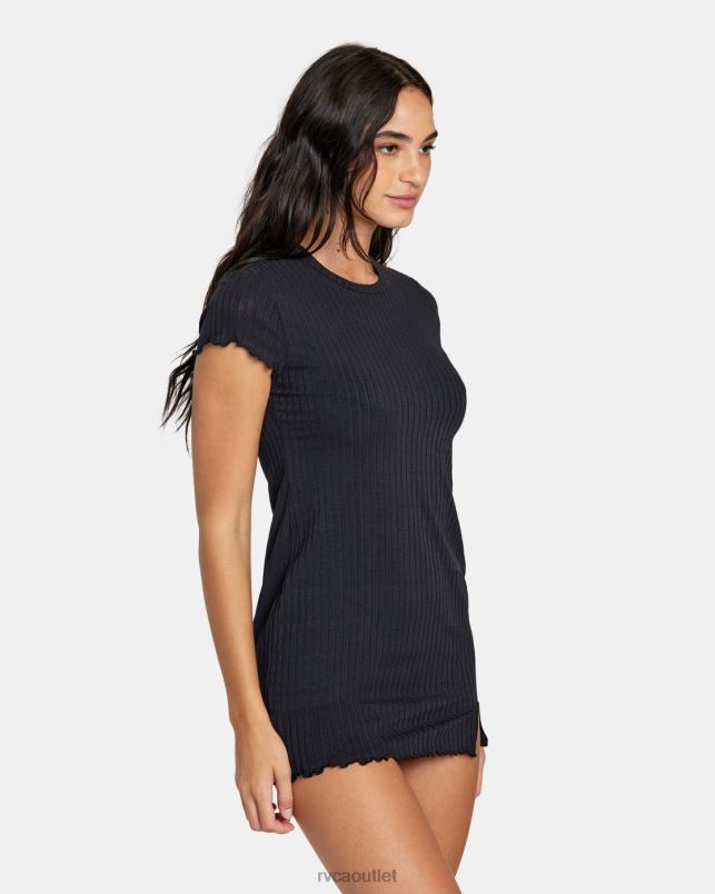 Swim V84B1256 black RVCA Women Git It Cover Up Bodycon Dress